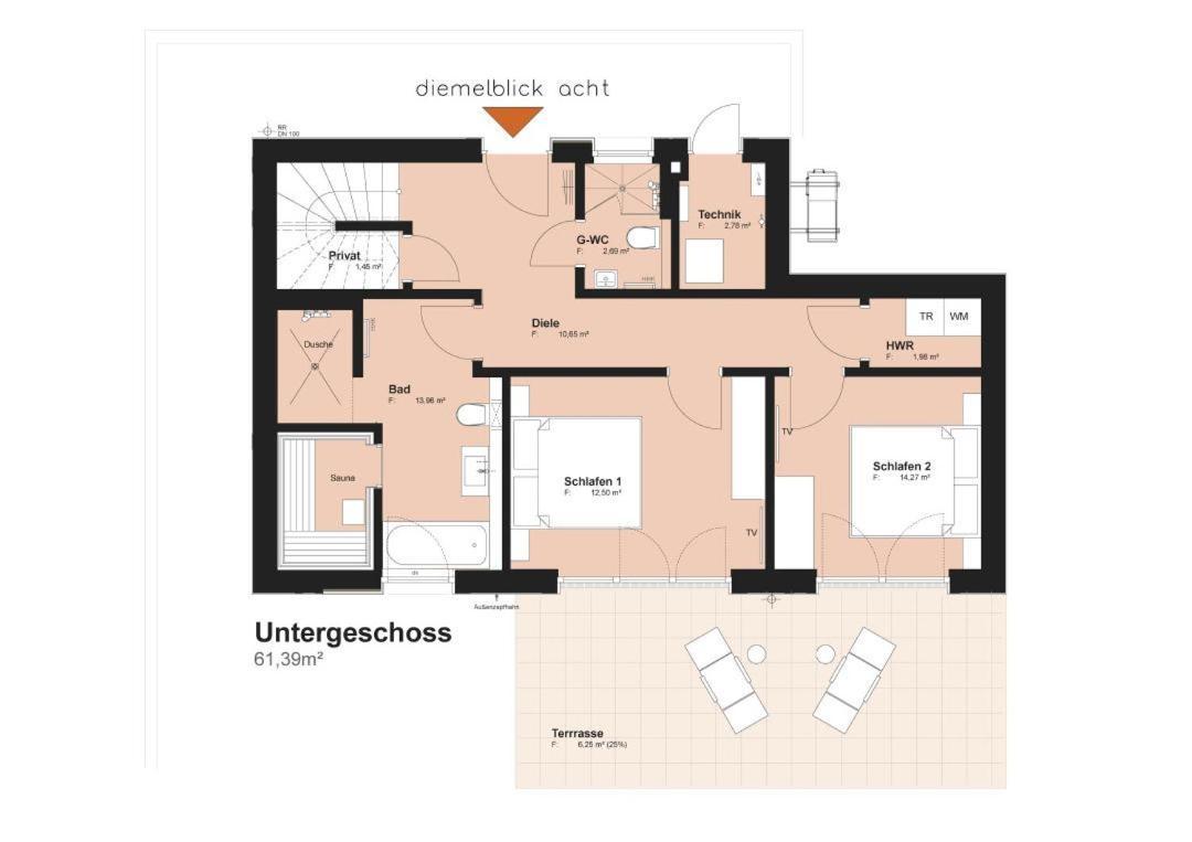 Diemelblick Acht - Ferienhaus Fuer 6 Personen Mit Sauna, Garten Und Dachterrasse Mit Panoramablick Heringhausen Exterior foto